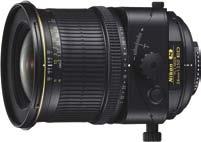 PC LENSES/ PC MICRO LENSES With NIKKOR's exclusive PC (Perspective Control) tilt and shift operation, these lenses enable you to control the perspectives, distortion and depth of field in your images.