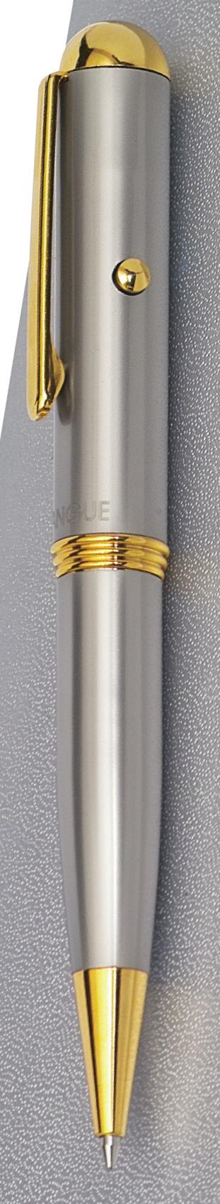 max (Class 111a) - Pen uses 1 Merangue ME-8 refill - Deluxe silver gift box - Free bonus laser pointer