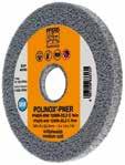 Coated and Non-Woven Abrasives POLINOX Unitized Wheels POLINOX non-woven tools consist of multiple layer, strongly compressed non-woven material, bonded in a special grit resin system.
