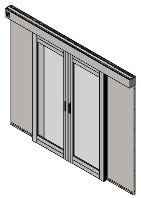 The door systems are designed to be compatible with F-Series TeraFrame and GF-Series GlobalFrame cabinets that are between 42U minimum and 52U maximum height (77.8 98.9 ).