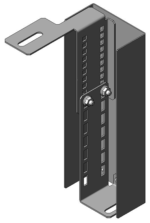 DOOR FRAME INSTALLATION CABINET TOP ATTACHMENT A Cabinet-to-Door Bracket Kit is required to attach the door frame to the top of the cabinets (not included with door).