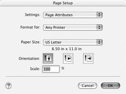 Basic Printing Printing with Macintosh Notes The menu screens and dialog boxes that appear may vary, depending on the software application you are using.