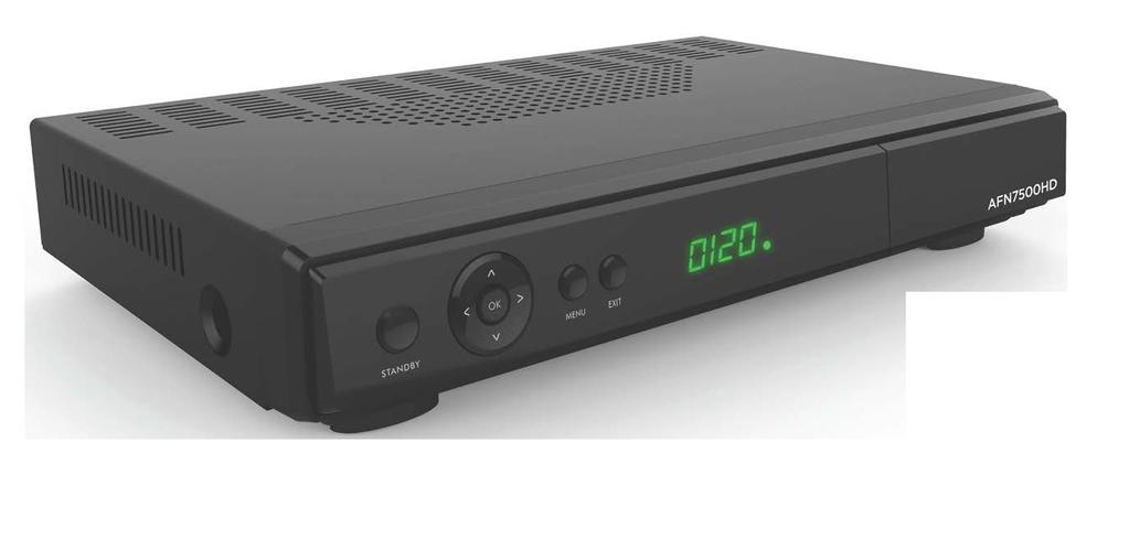 Introducing AFN7500HD Record Two Channels & Watch a Third - The First AFN Direct-to-Home Decoder with DVR Function The AFN7500HD delivers on form and function.