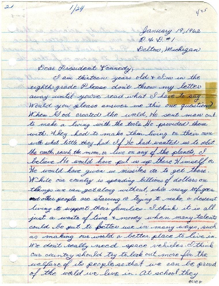 Letter to John LESSON F.