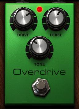 Overdrive A model of a classic overdrive Stomp box. Especially useful to add more drive and sustain to your solos or rhythms parts when using a clean or moderate gain lead amplifier.