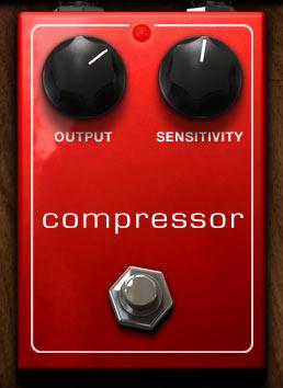 Compressor A model of a classic analog compressor that can beautifully sustain your sound making it bigger and punchy.