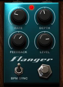 Flanger Based on a digital flanger stomp box. This effect generates jet-like modulation effects.