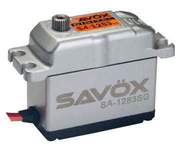 servo was chosen. The Savox SA-1283SG steel gear servo can provide up to 347.