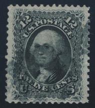 stamps, extremely fine. There is a pencil notation on back identifying this as position 54R.