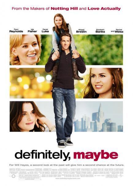 In this film a father, Will Hayes (Ryan Reynolds) decides to tell his daughter Maya (Abigail Breslin) the story of how he met her mother Emily (Elizabeth Banks).