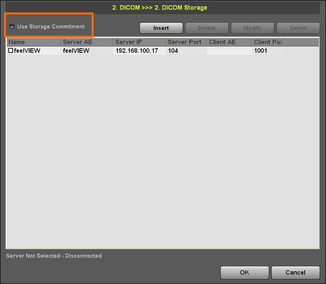 B. Config Mode Update * In this update, Zview add DICOM Service ( DICOM storage