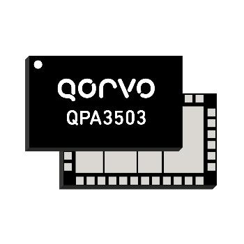 Product Description The QPA3503 is an integrated 2-stage Power Amplifier Module designed for massive MIMO applications with 3 W RMS at the device output covering frequency range from 3.4 to 3.6 GHz.