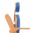 3.5 Back angle The backrest should rest fully against the back and should be adjusted to the respective required position of the