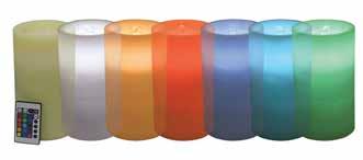 8 Color Morphing 16 Color choices in one candle with speed control.