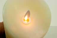 It is designed to allow the ambient glow of the candle to be at the fingertips of the shopper.
