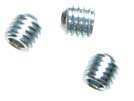 P18 M3 x 3mm M3 x 6mm M5 x 6mm M4 x 6mm M4 x 4mm Nylon tipped screws - protects glass and acrylic Interset - use to fix into