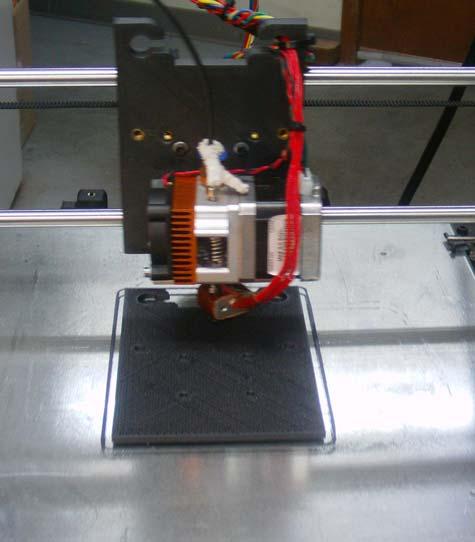 First I designed the Printer in solid model using the features I liked, then I used many parts from one ORD Kit Printer and constructed the first V1 LymanBot Printer.