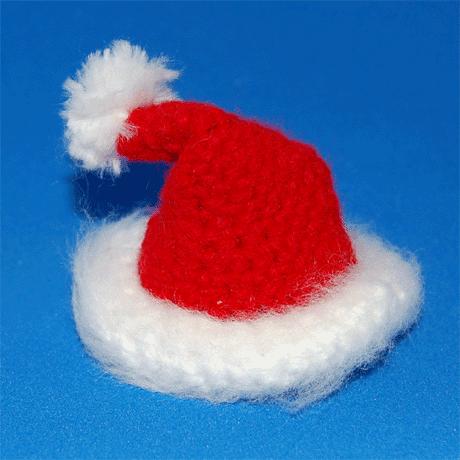 Now you are ready to display your Santa Hat on an animal or just hang it on your Christmas Tree.