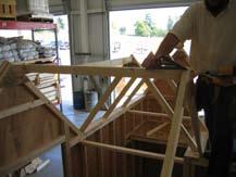 4 angled pieces to hold the roof as