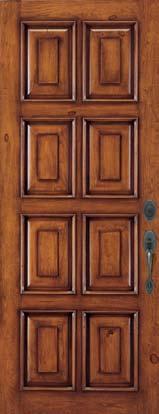 and unprotected entryways areas where wood doors require greater upkeep Many woodgrain textures and finish colors Available prefinished and prehung