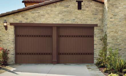 include window inserts and hardware accents garage doors: