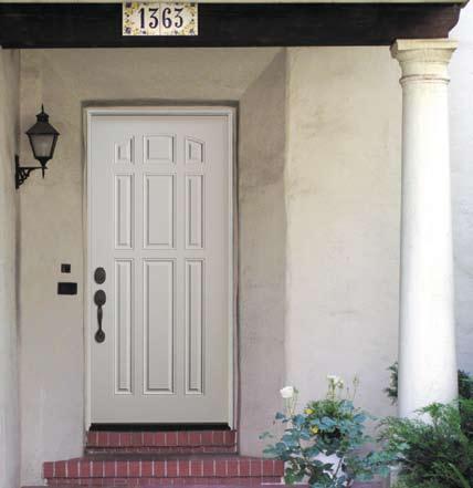 designs come standard with Low-E glass Matching door and sidelight designs Door: