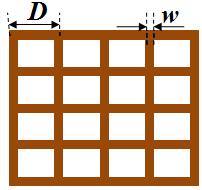 1-D and 2-D Periodic Structures r w r E E D Vertical Strips Mesh Grids PEC E g D PEC E