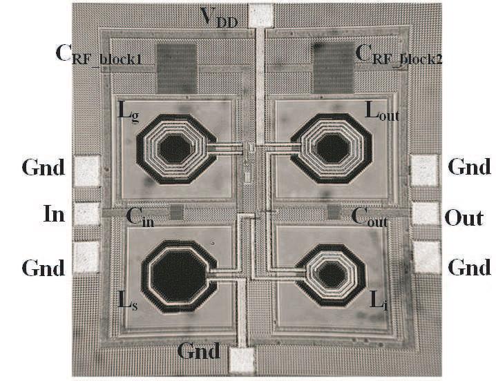 Progress In Electromagnetics Research C, Vol. 9, 2009 31 if required. The NMOS used in the design is multi-fingered thin gate oxide transistor where each finger is of size 2.5 µm/0.18 µm.