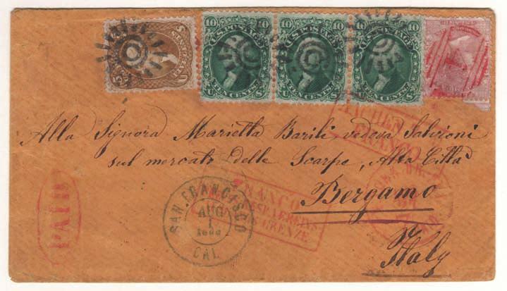 42 Cancels. An oval with POST OFFICE VICTORIA and coat of arms was commonly used, as well as an oval Post Office Victoria Vancouver Island cancel. New Westminster and Nanaimo also had an oval cancel.
