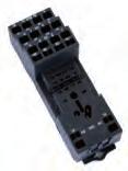 Indusrial relays M-relays Sockes Type VM-2R VM-3R VM-4R Applicable for M2 M3 M4 Conac raing AC1 12 A 10 A 6 A Terminals Screw Screw Screw Mouning 35 mm rail 35 mm rail 35