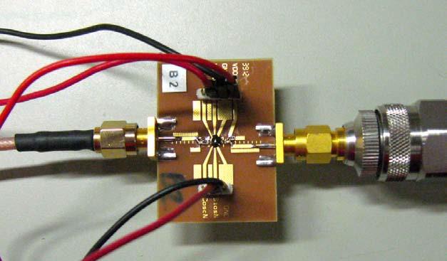 6 mm mounted on PCB Differential PA, Vdd=3 V, f=2412