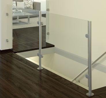 Stainless steel posts, handrail brackets, tubing and fittings can combine with glass or cable infill to make a defining statement for residential, commercial, institutional and industrial projects.