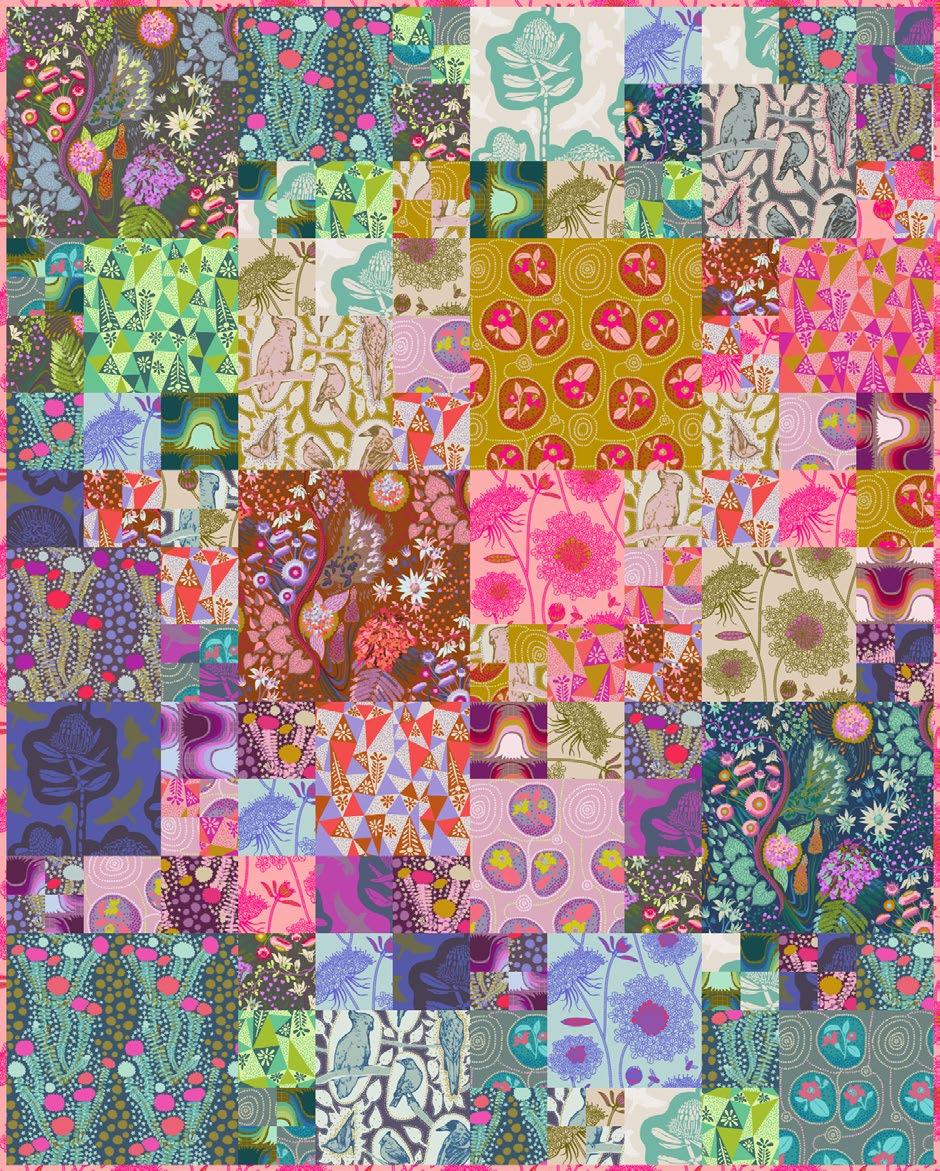 Featuring Sweet Dreams by Anna Maria Horner Celebrate all of the vibrant prints in Anna Maria Horner s new Sweet Dreams collection with this easyto-piece design.