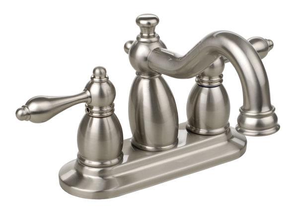 Victorian Faucets Dynasty Victorian faucets feature solid brass construction, 1/4 turn washerless valves, 4 spread, matching pop- up drain and a 10 year warranty.