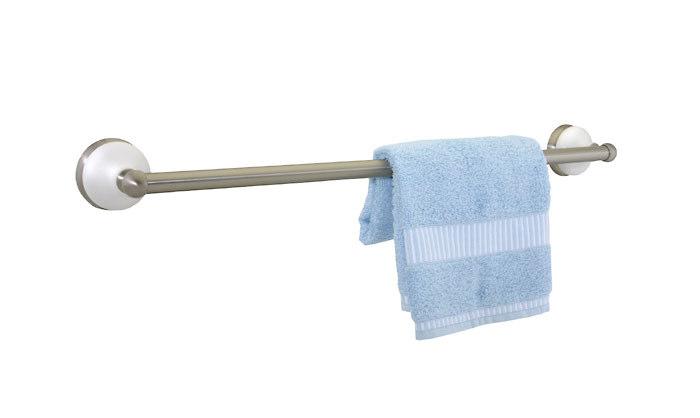 Available In The Following Finishes PB Polished Brass CM Polished Chrome SN Satin Nickel Single Towel Bar 18 DYN-5503 24