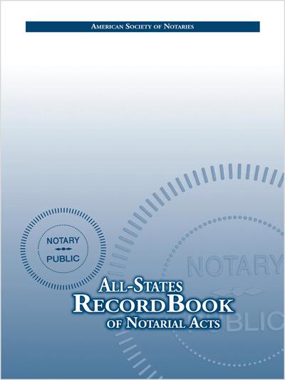The ASN All-States Recordbook of Notarial Acts is an essential tool that allows you to document every notarial act you perform.