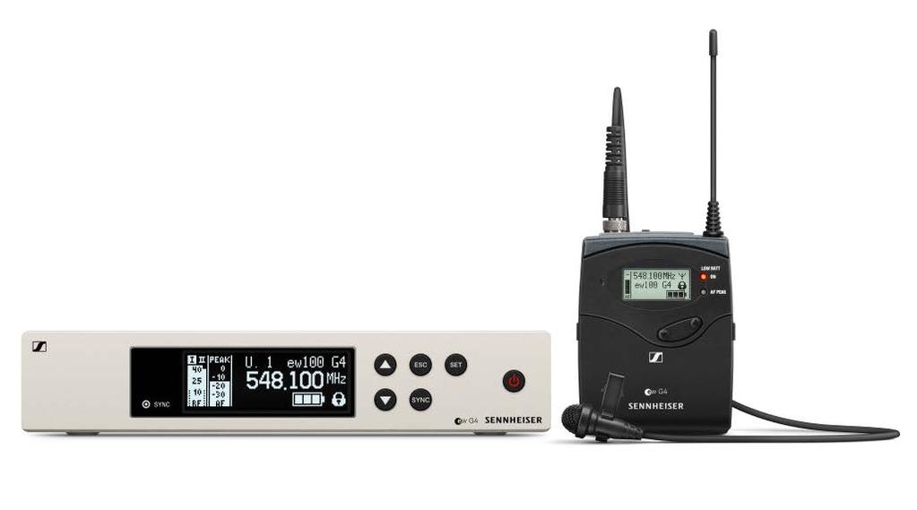1/7 Versatile wireless systems for those who sing, speak or play instruments with up to 42 MHz tuning bandwidth in a stable UHF range and fast, simultaneous setup of up to 12 linked systems.