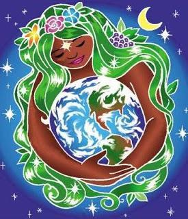 THE EARTH MOTHER Symbolic of