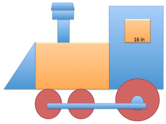 Interpret your solution in the context of the problem. Scale Factor: Smaller = Percent Larger 6 = Percent 6 6 = 0. 375 = 37. 5% 6 Tire rod of small train: (36)(0. 375) = 3.