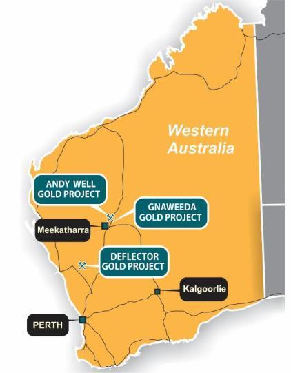 Western Australian Operational Centres Deflector Gold Copper Mine Current four year mine life with outstanding upside 18.1m @ 65.3g/t Au and 0.