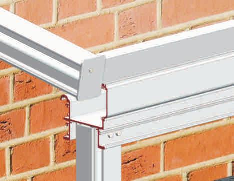 STEP 13b Fixing the Gutter Trim There are 3 trims the same length as the gutter, if the gutter is over 6m and has a join then stagger the trim so that the join is in a different place.