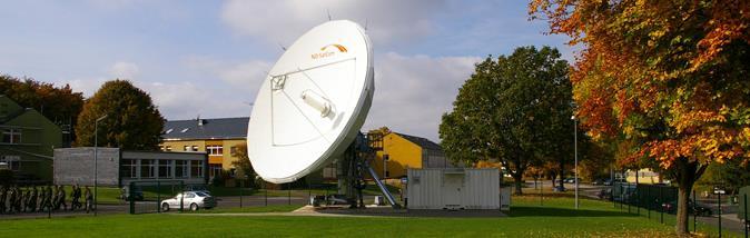 Satellite Ground Station - In the uplink or transmitting station, terrestrial data in the form of baseband signals is sent to the orbiting satellite by passing through: Baseband
