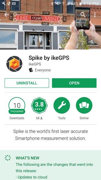 3 Follow the instructions to download and install the app on your smartphone or tablet. 4 Once installed, the Spike app icon will appear.
