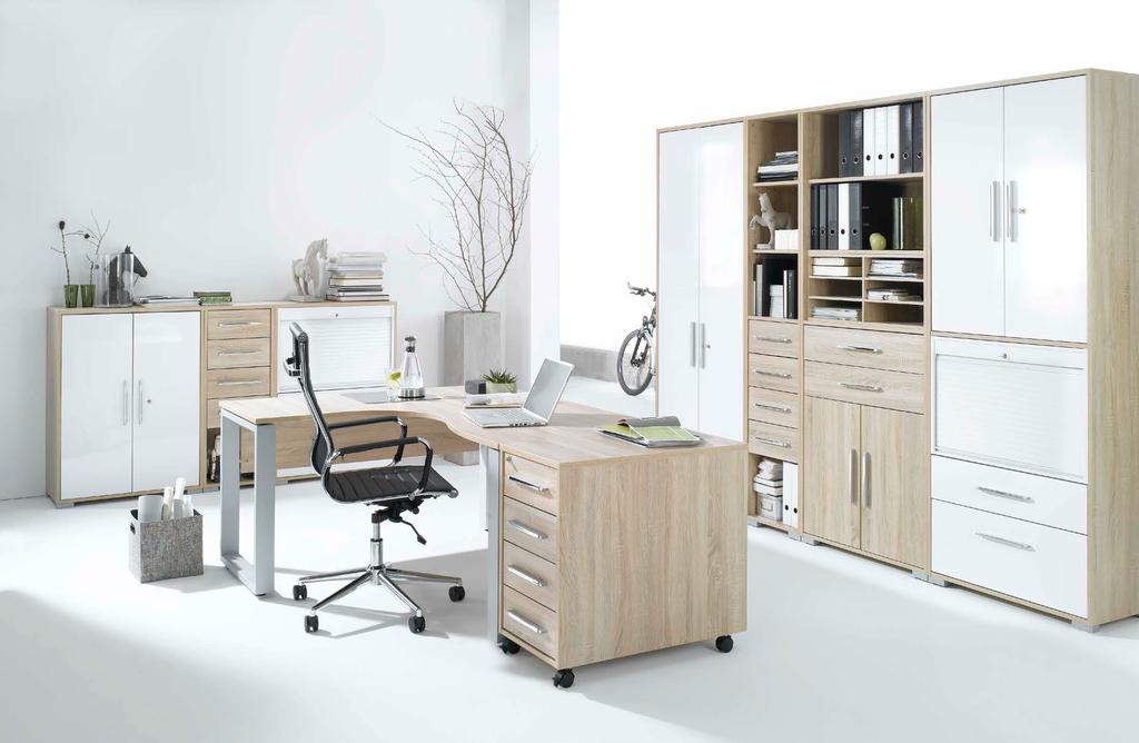VeRsAtILe storage solutions CReAtes the PeRFeCt WORKING environment Contemporary in design, the system office furniture