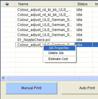 5. Selected file name is added to the job list. Preview of the selected image is shown in the right section.