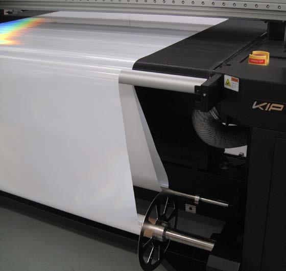 2. 4. 2 Printing with flexible roll media using Roll-to-Roll Units Roll-to-Roll unit is an optional unit used for automatically