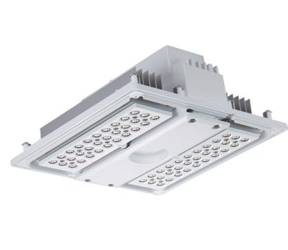(daisy chaining luminaires). Convenient electrical inspection access from below the luminaire (desirable in recessed installations).