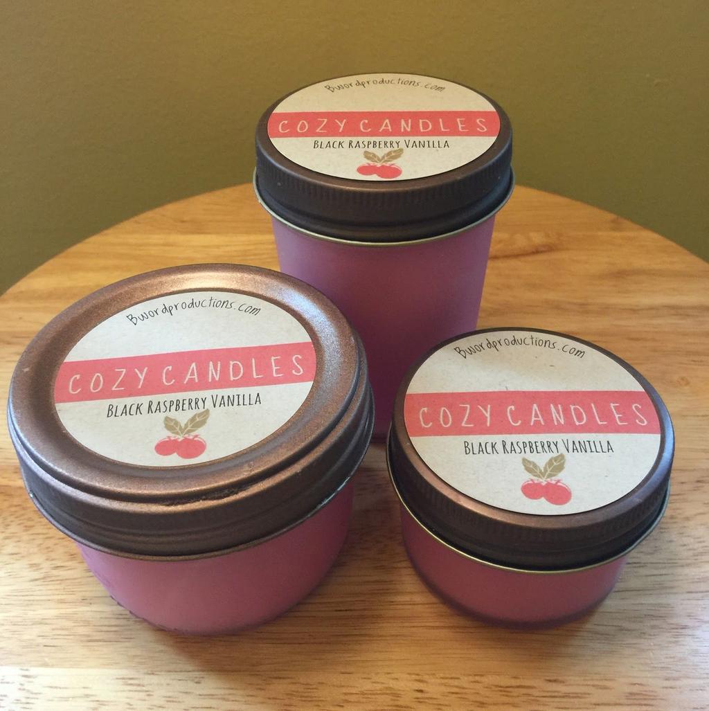 C O Z Y C A N D L E S Best Sellers Black Raspberry Vanilla This hand poured candle has a enticing