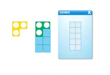 Use with a wide variety of workspaces for pattern, counting and sorting activities.