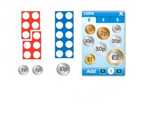 Subtraction Covers Spinners Coins Words, Symbols, Fractions Subtraction covers are used to model subtraction by